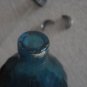 VINTAGE ARGENTINE SODA SELTZER SYPHON - ORIG. BLUE GLASS - RARE PATT. SIPHON