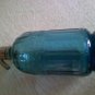 VINTAGE ARGENTINIEN SODA SELTZER - ORIGINAL BLUE GLASS - SIPHON GOOD PATTERN SYP