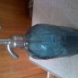 VINTAGE ARGENTINIEN SODA SELTZER - ORIGINAL BLUE GLASS - SIPHON GOOD PATTERN SYP