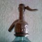 VINTAGE ARGENTINIEN SODA SELTZER - ORIGINAL BLUE GLASS - SIPHON GOOD PATTERN SYP