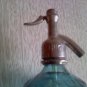 VINTAGE ARGENTINIEN SODA SELTZER - ORIGINAL BLUE GLASS - SIPHON GOOD PATTERN SYP