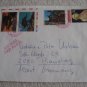DINOSAUR STAMP US COVER TO GERMANY 3 DINOSAURS