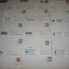 14 GERMANY fold card type USED COMM INTERESTING LOT !!
