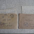 2 FELDPOST GERMANY WWII COVER WITH LETTERS