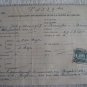 FRANCE POSTCOU BULLETIN D'EXPEDITION COLIS POSTAUX 1950