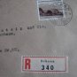 LIECHTENSTEIN REGISTERED COVER SCHAAN BERN SWISS