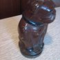 VINTAGE GCC GLASS CANDY CONTAINER DOG BULLDOG 6"