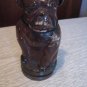 VINTAGE GCC GLASS CANDY CONTAINER DOG BULLDOG 6"