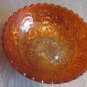 OLD CARNIVAL GLASS BOWL FRUITS ART !