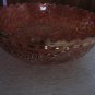 OLD CARNIVAL GLASS BOWL FRUITS ART !