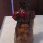 OLD GCC GLASS CANDY CONTAINER COUNTRY GIRL 11"