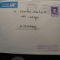 2 ISRAEL OLD COVER TO GERMANY AIR WITH POSTMARK INTER