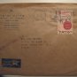 ISRAEL COVER 1958 EL AL SLOGAN CANCEL TO USA AVION AIRMAIL