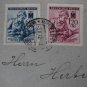 CZECHOSLOVAKIA R cover OSTRAVA 1942 REGISTERED RED CROSS BOHMEN MAHREN