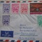 PARAGUAY COVER AIR SATELLITE SPACE STAMP GERMANY