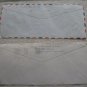 2 USA US COVER AIR POLAR BEAR SINGLE + BLOCK STAMP HOLYDAY INN HOTEL AD TO GERMA