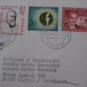 GERMANY COVER LUFTHANSA TO BRAZIL 1958 DBP FLIGHT BUNDEPOST