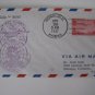 COVER FFC FLIGHT USA HAWAII 1937 AIRMAIL TO MACAU MACAO PORTUGUESE