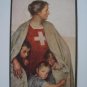 SWITZERLAND CARD 1917 BUNDESFEIER AK USED- SO NICE ART !