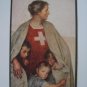 SWITZERLAND CARD 1917 BUNDESFEIER AK USED- SO NICE ART !