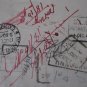 USA COVER MULTIPLE CENSORED MANY CANCEL RETOUR 1941 INDIA -RARE