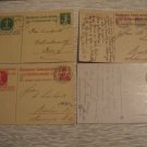 4 SWITZERLAND vintage CARD