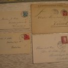 4 SWITZERLAND OLD CARD COVER LOT