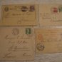 4 SWITZERLAND GOOD COVER CARD PRE-1916 SET
