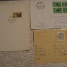 3 SWITZERLAND COVER BLOCK ST UPRATED FDC SET