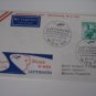 AUSTRIA COVER FLIGHT LUFTHANSA WIEN BLUE V  1957 FLUGPOST GERMANY