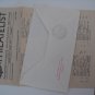 AUSTRIA COVER FLIGHT LUFTHANSA WIEN BLUE V 1957 FLUGPOST GERMANY
