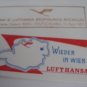 AUSTRIA COVER FLIGHT LUFTHANSA EROFFNUNGS ROCKFLUG 1957 FLUGPOST GERMANY