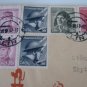 CZECHOSLOVAKIA COVER ADV 1947 IMPORTANT FRANKING STAMPS ADVERTISING