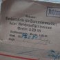GERMANY NACHNAHME 1940 COVER REGISTERED MUNCHEN