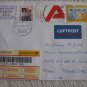 Germany cover registered taxe percue atm + stamps to USA