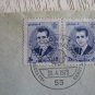Iran pair stamp in cover Europe cept postmark Bonn 1973