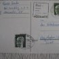 GERMANY ST CARD UPRATED BAHNPOST 2 POSTMARK !NICE!