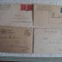4 1900'S EUROPEAN POSTCARD WITH CHILE STAMP GOOD GROUP !!