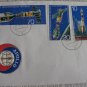 3 cover space satellite space stamp