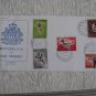 SAN MARINO 1964 OLYMPIC GAMES COVER STAMPS (5) !!
