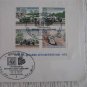 Germany BERLIN mi block #3 EF cars on Football card Olympic 1972