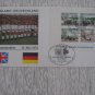 Germany BERLIN mi block #3 EF cars on Football card Olympic 1972