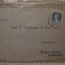 NETHERLANDS  AD COVER INCASSO BANK TO GERMANY 1920'S