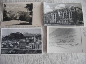 4 OLD POSTCARD AK AUSTRIA