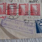 1932 AUSTRIA cover STRIP SLOGAN CANCEL WINTERSPORT