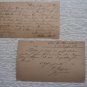 2 AUSTRIA 1881 1882 LANDSKRON-GASSE  WIEN