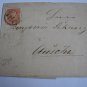 AUSTRIA EMPIRE TEPLITZ AUSSIG AUSCHA CZECHOSLOVAKIA FOLD LETTER WITH STAMP