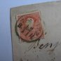 AUSTRIA EMPIRE TEPLITZ AUSSIG AUSCHA CZECHOSLOVAKIA FOLD LETTER WITH STAMP