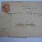 AUSTRIA EMPIRE TEPLITZ AUSSIG AUSCHA CZECHOSLOVAKIA FOLD LETTER WITH STAMP