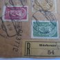 GOOD AUSTRIA REGISTERED COVER VERY FRANKING TO USA 1920